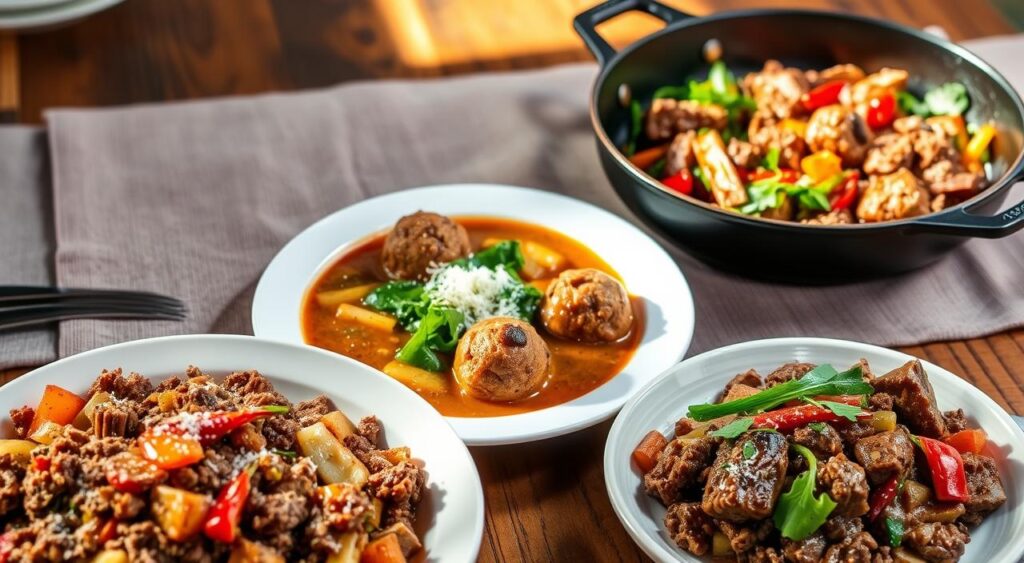 Diabetic-friendly ground beef recipes low-carb meals with protein and fiber